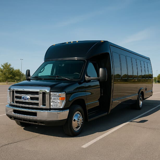 Charter Bus Rental Rancho Cucamonga 18 Passenger Minibus